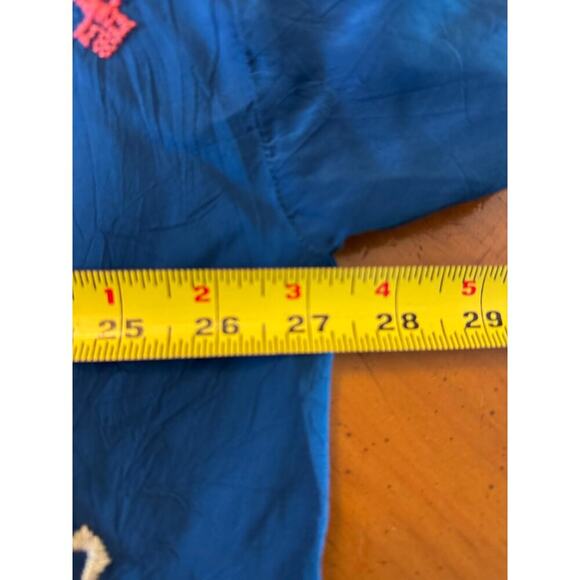 Johnny Was Navy Floral Embroidered Top - Picture 14 of 15